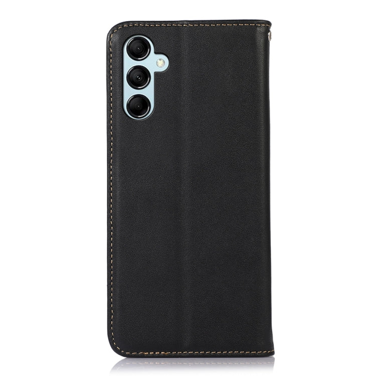 For Samsung Galaxy M54 5G KHAZNEH Nappa Top Layer Cowhide Leather Phone Case(Black) - Galaxy Phone Cases by buy2fix | Online Shopping UK | buy2fix