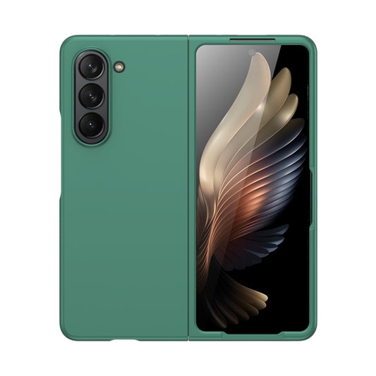 For Samsung Galaxy Z Fold5 Fuel Injection PC Skin Feel Phone Case(Green) - Galaxy Z Fold5 Cases by buy2fix | Online Shopping UK | buy2fix