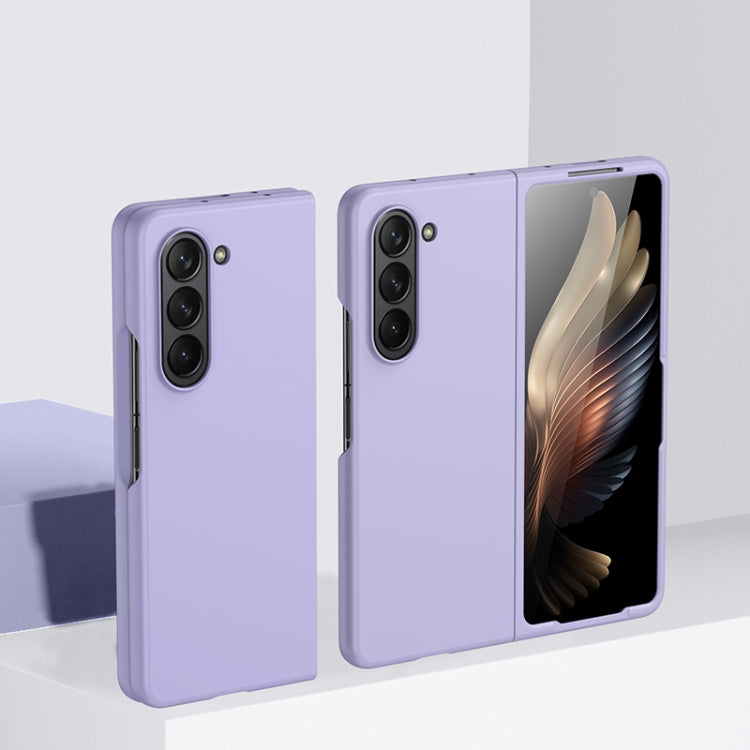 For Samsung Galaxy Z Fold5 Fuel Injection PC Skin Feel Phone Case(Purple) - Galaxy Z Fold5 Cases by buy2fix | Online Shopping UK | buy2fix