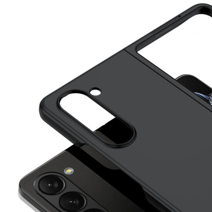 For Samsung Galaxy Z Fold5 Fuel Injection PC Skin Feel Phone Case(Lemon Yellow) - Galaxy Z Fold5 Cases by buy2fix | Online Shopping UK | buy2fix
