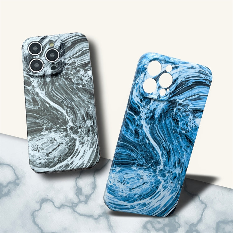 For iPhone 13 Marble Pattern Phone Case(Green White) - iPhone 13 Cases by buy2fix | Online Shopping UK | buy2fix