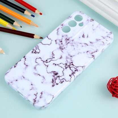 For Samsung Galaxy S22 Ultra 5G Marble Pattern Phone Case(Red White) - Galaxy S22 Ultra 5G Cases by buy2fix | Online Shopping UK | buy2fix