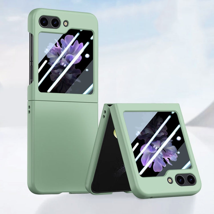 For Samsung Galaxy Z Flip5 Fuel Injection Integrated PC Skin Feel Phone Case(Mint Green) - Galaxy Z Flip5 Cases by buy2fix | Online Shopping UK | buy2fix