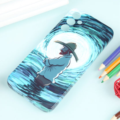 For Samsung Galaxy S23 5G Precise Hole Oil Painting Pattern PC Phone Case(Thinker) - Galaxy S23 5G Cases by buy2fix | Online Shopping UK | buy2fix