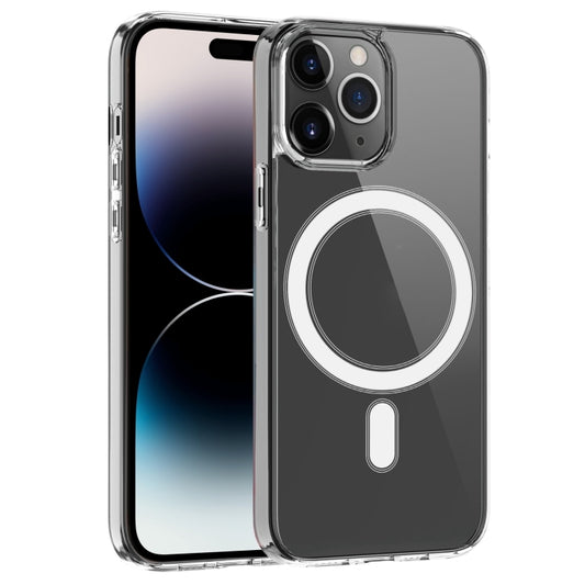 For iPhone 15 Pro Max MagSafe Clear Acrylic PC +TPU Phone Case(Transparent) - iPhone 15 Pro Max Cases by buy2fix | Online Shopping UK | buy2fix