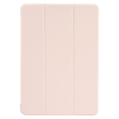 For Huawei MatePad Air 11.5 GEBEI 3-folding Holder Shockproof Flip Leather Tablet Case(Pink) - Huawei by GEBEI | Online Shopping UK | buy2fix