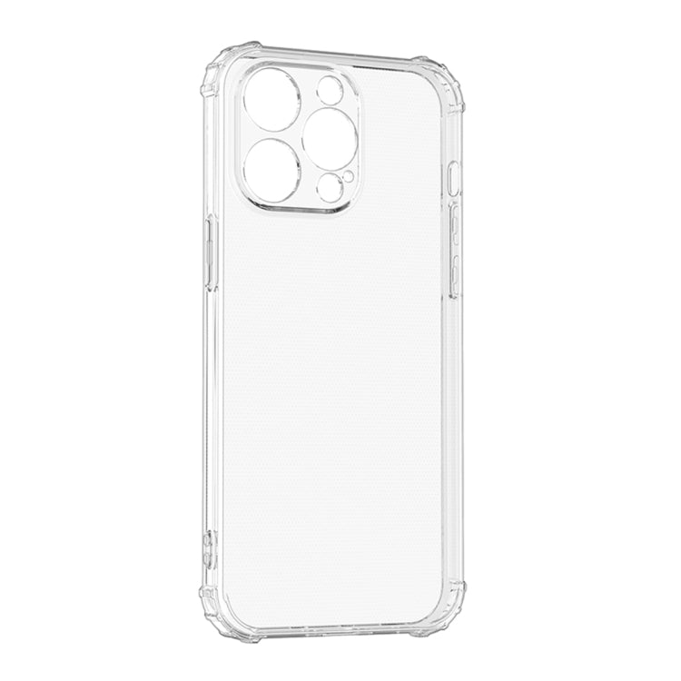 For iPhone 15 Pro Four-Corner Shockproof Clear TPU Phone Case(Transparent) - iPhone 15 Pro Cases by buy2fix | Online Shopping UK | buy2fix