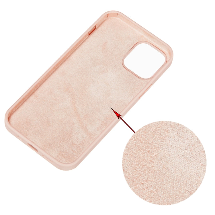 For iPhone 15 Pro Solid Color Silicone Phone Case(Sand Pink) - iPhone 15 Pro Cases by buy2fix | Online Shopping UK | buy2fix
