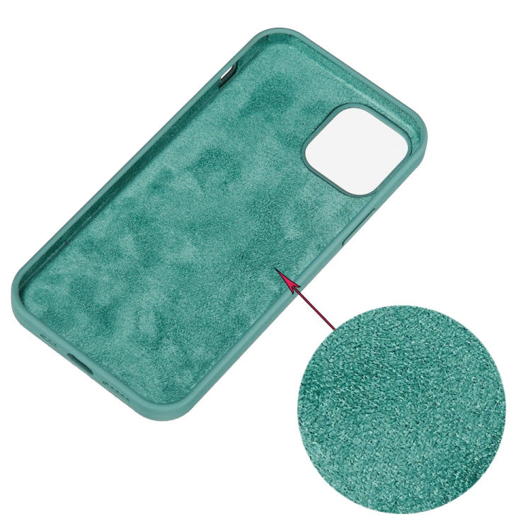 For iPhone 15 Pro Solid Color Silicone Phone Case(Pine Needle Green) - iPhone 15 Pro Cases by buy2fix | Online Shopping UK | buy2fix