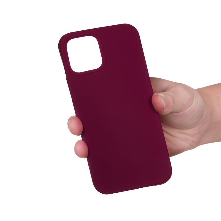 For iPhone 15 Pro Solid Color Silicone Phone Case(Violet) - iPhone 15 Pro Cases by buy2fix | Online Shopping UK | buy2fix