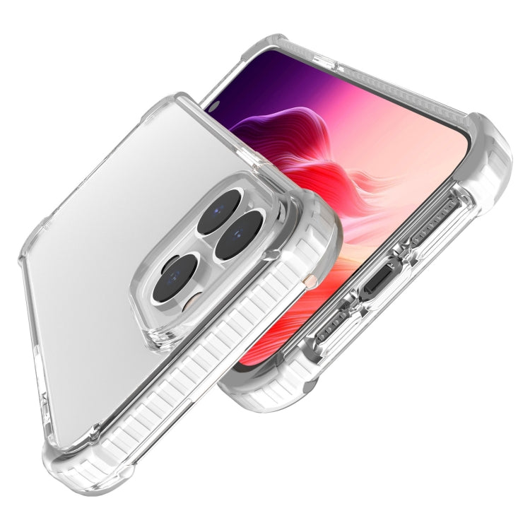 For iPhone 15 Pro Max Four-corner Shockproof TPU + Acrylic Phone Case(Transparent) - iPhone 15 Pro Max Cases by buy2fix | Online Shopping UK | buy2fix