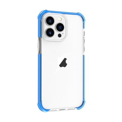 For iPhone 15 Pro Four-corner Shockproof TPU + Acrylic Phone Case(Blue) - iPhone 15 Pro Cases by buy2fix | Online Shopping UK | buy2fix