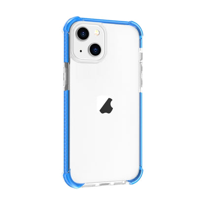 For iPhone 15 Plus Four-corner Shockproof TPU + Acrylic Phone Case(Blue) - iPhone 15 Plus Cases by buy2fix | Online Shopping UK | buy2fix