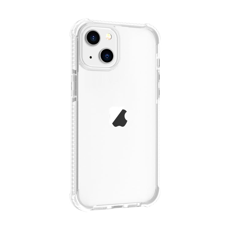 For iPhone 15 Four-corner Shockproof TPU + Acrylic Phone Case(Transparent) - iPhone 15 Cases by buy2fix | Online Shopping UK | buy2fix