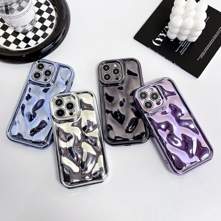 For iPhone 11 Electroplating Meteorite Texture TPU Phone Case(Blue) - iPhone 11 Cases by buy2fix | Online Shopping UK | buy2fix