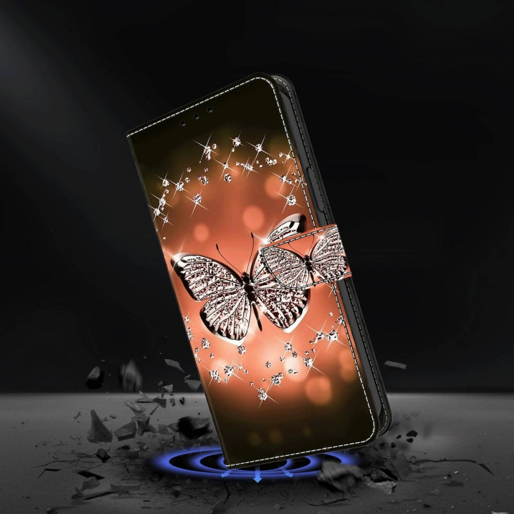 For Xiaomi Redmi 9C Crystal 3D Shockproof Protective Leather Phone Case(Crystal Butterfly) - Xiaomi Cases by buy2fix | Online Shopping UK | buy2fix