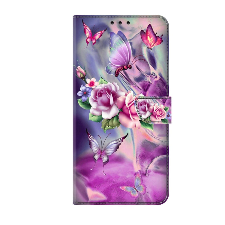 For Xiaomi Redmi Note 9 Crystal 3D Shockproof Protective Leather Phone Case(Butterfly) - Xiaomi Cases by buy2fix | Online Shopping UK | buy2fix