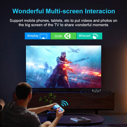 HK1RBOX H8-H618 Android 12.0 Allwinner H618 Quad Core Smart TV Box, Memory:4GB+64GB(EU Plug) - Allwinner H6 by buy2fix | Online Shopping UK | buy2fix