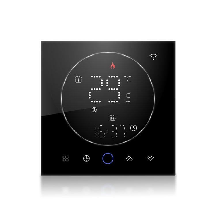 BHT-008GAL 95-240V AC 5A Smart Home Water Heating LED Thermostat Without WiFi(Black) - Thermostat & Thermometer by buy2fix | Online Shopping UK | buy2fix