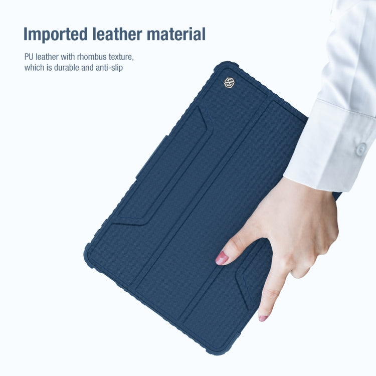 For Xiaomi Pad 6 / Pad 6 Pro NILLKIN Bumper Pro Camshield Tablet Leather Case(Blue) -  by NILLKIN | Online Shopping UK | buy2fix