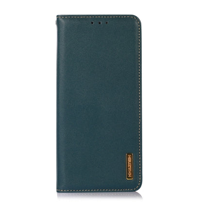 For OnePlus Ace 2 Pro KHAZNEH Nappa Top Layer Cowhide Leather Phone Case(Green) - OnePlus Cases by buy2fix | Online Shopping UK | buy2fix