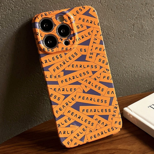 For iPhone 13 Pro Max Painted Pattern Precise Hole PC Phone Case(Orange Label) - iPhone 13 Pro Max Cases by buy2fix | Online Shopping UK | buy2fix