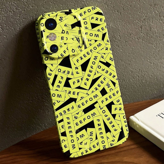 For iPhone X / XS Painted Pattern Precise Hole PC Phone Case(Green Label) - More iPhone Cases by buy2fix | Online Shopping UK | buy2fix