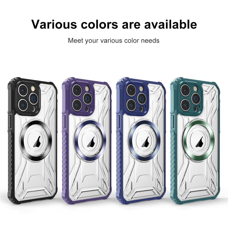 For iPhone 11 CD Texture Magsafe Phone Case(Dark Purple) - iPhone 11 Cases by buy2fix | Online Shopping UK | buy2fix