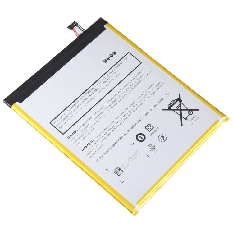 26S1021 4850mAh Battery Replacement For Amazon Kindle Fire HD 8th K72LL3 K72LL4 - Others by buy2fix | Online Shopping UK | buy2fix