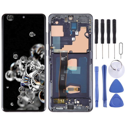 OLED LCD Screen For Samsung Galaxy S20 Ultra 4G/5G SM-G988 Digitizer Full Assembly with Frame - LCD Screen by buy2fix | Online Shopping UK | buy2fix