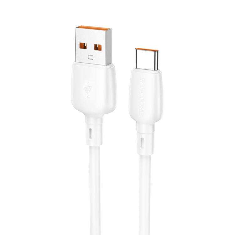 Borofone BX93 100W USB to USB-C/Type-C Data Cable, Length: 1m(White) - USB-C & Type-C Cable by Borofone | Online Shopping UK | buy2fix