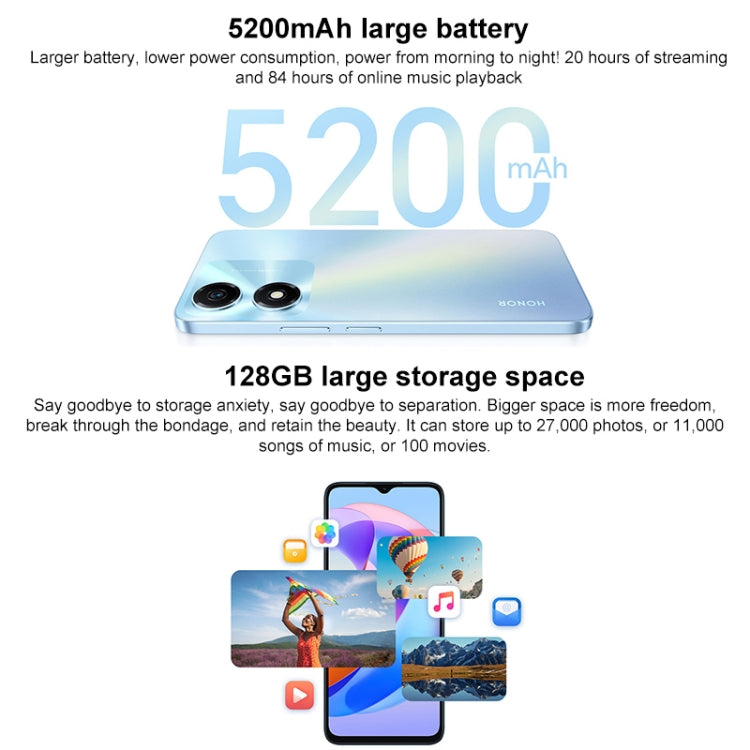 Honor Play 40C 5G, 6GB+128GB, 6.56 inch MagicOS 7.1 Snapdragon 480 Plus Octa Core up to 2.2GHz, Network: 5G, Not Support Google Play(Magic Night Black) - Honor by Huawei | Online Shopping UK | buy2fix