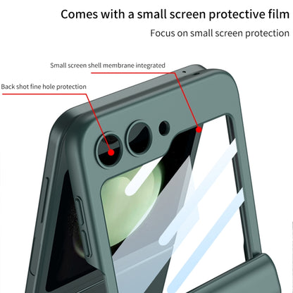 For Samsung Galaxy Z Flip5 GKK Integrated Magnetic Full Coverage Folding Phone Case(Pink) - Galaxy Z Flip5 Cases by GKK | Online Shopping UK | buy2fix