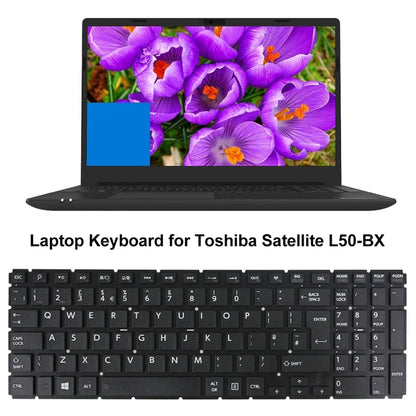 For TOSHIBA L50-BX UK Version Laptop Keyboard - Replacement Keyboards by buy2fix | Online Shopping UK | buy2fix