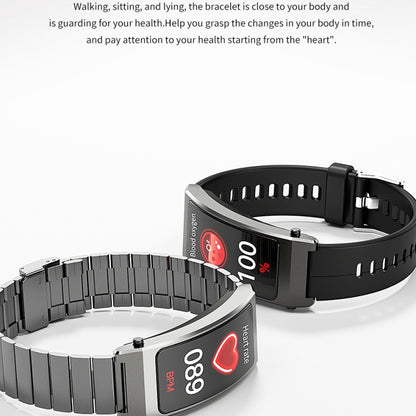 K13S 1.14 inch TFT Screen Slub Steel Strap Smart Calling Bracelet Supports Sleep Management/Blood Oxygen Monitoring(Tarnish) - Smart Wristbands by buy2fix | Online Shopping UK | buy2fix