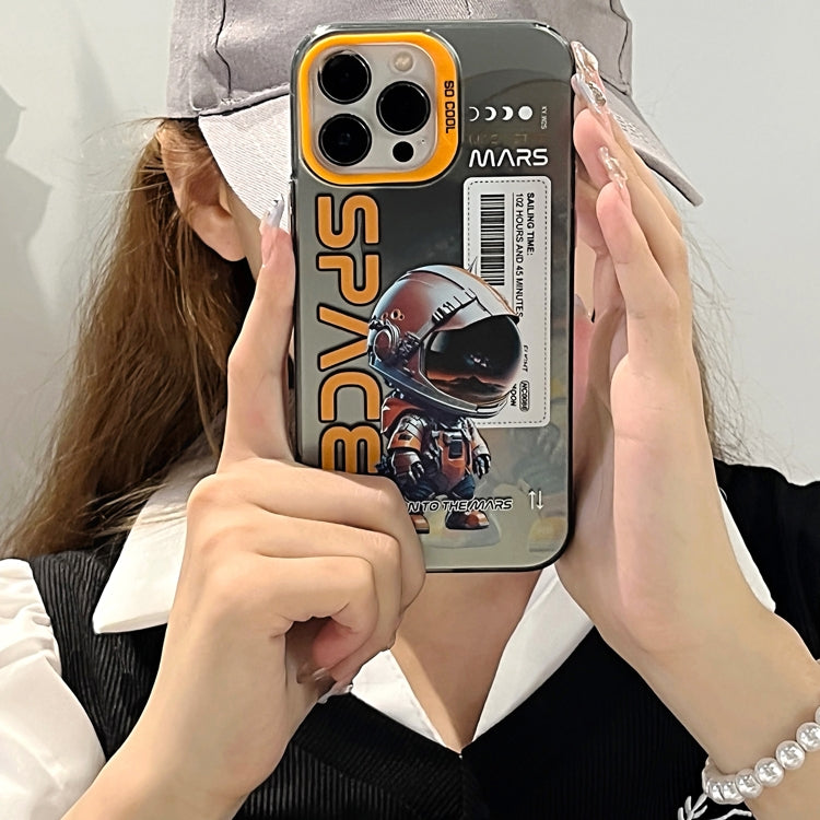 For iPhone 15 Pro Max Astronaut Pattern PC Phone Case(Blue Space Panda) - iPhone 15 Pro Max Cases by buy2fix | Online Shopping UK | buy2fix