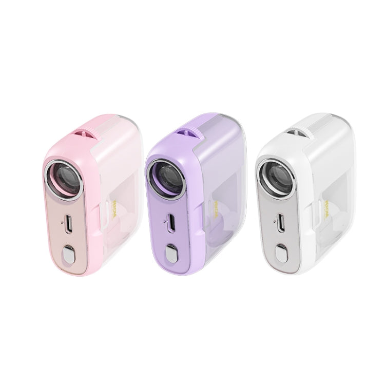 WK S28 Projection TWS Wireless Bluetooth Earphone(Pink) - TWS Earphone by WK | Online Shopping UK | buy2fix