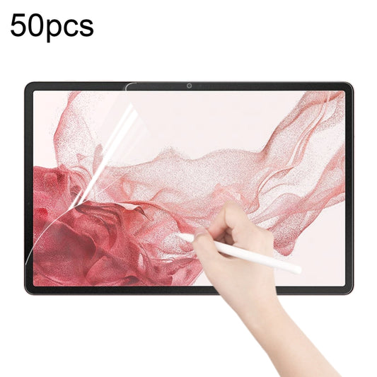 For Samsung Galaxy Tab S8+ 50pcs Matte Paperfeel Screen Protector - Tab S8+ Tempered Glass by buy2fix | Online Shopping UK | buy2fix