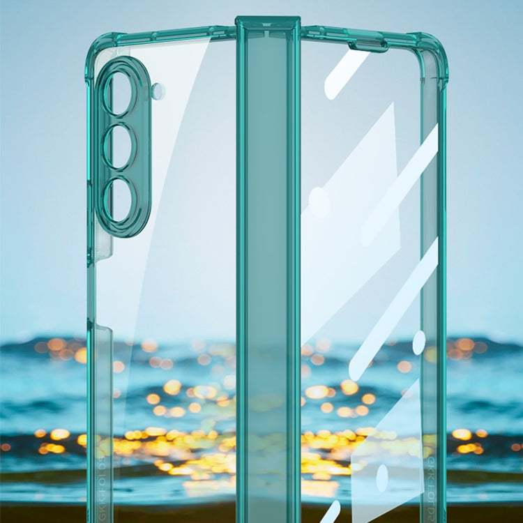 For Samsung Galaxy Z Fold5 GKK Airbag Hinge Shockproof Phone Case(Transparent) - Galaxy Z Fold5 Cases by GKK | Online Shopping UK | buy2fix