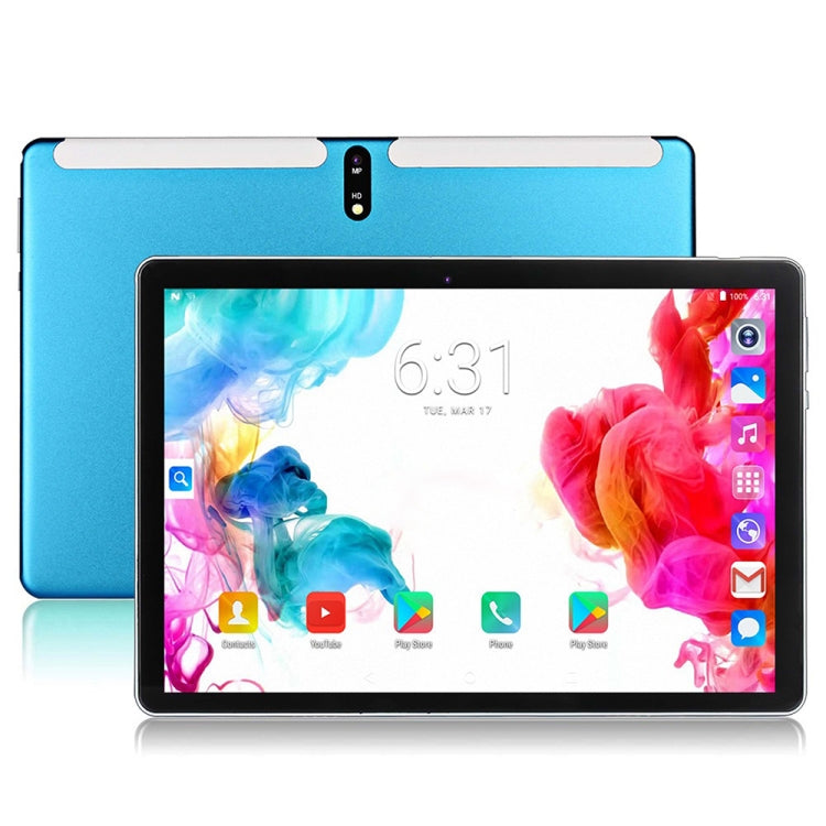 BDF M107 4G LTE Tablet PC 10.1 inch, 8GB+256GB, Android 13 MTK6762 Octa Core, Support Dual SIM, EU Plug(Blue) - BDF by BDF | Online Shopping UK | buy2fix