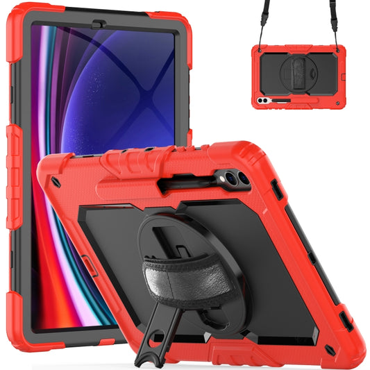 For Samsung Galaxy Tab S9+ / S8+ Silicone + PC Tablet Case(Red+Black) - Galaxy Tab S9+ Cases by buy2fix | Online Shopping UK | buy2fix