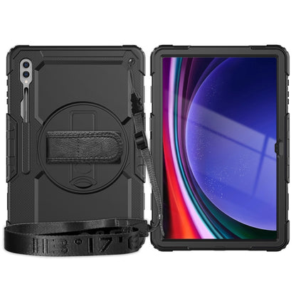For Samsung Galaxy Tab S9 Ultra / S8 Ultra Silicone + PC Tablet Case(Black) - Galaxy Tab S9 Ultra Cases by buy2fix | Online Shopping UK | buy2fix