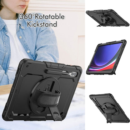 For Samsung Galaxy Tab S9 Ultra / S8 Ultra Silicone + PC Tablet Case(Black) - Galaxy Tab S9 Ultra Cases by buy2fix | Online Shopping UK | buy2fix