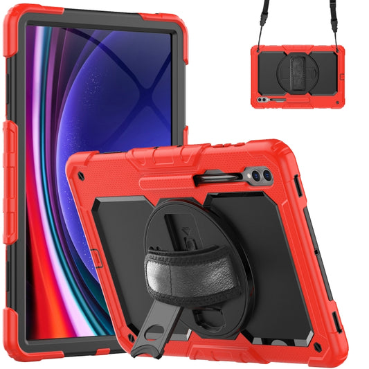 For Samsung Galaxy Tab S9 Ultra / S8 Ultra Silicone + PC Tablet Case(Red+Black) - Galaxy Tab S9 Ultra Cases by buy2fix | Online Shopping UK | buy2fix