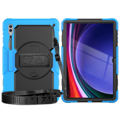 For Samsung Galaxy Tab S9 Ultra / S8 Ultra Silicone + PC Tablet Case(Light Blue+Black) - Galaxy Tab S9 Ultra Cases by buy2fix | Online Shopping UK | buy2fix