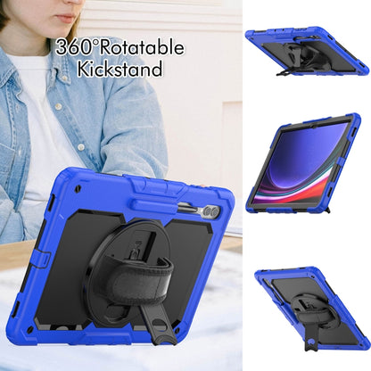 For Samsung Galaxy Tab S9 Ultra / S8 Ultra Silicone + PC Tablet Case(Dark Blue+Black) - Galaxy Tab S9 Ultra Cases by buy2fix | Online Shopping UK | buy2fix
