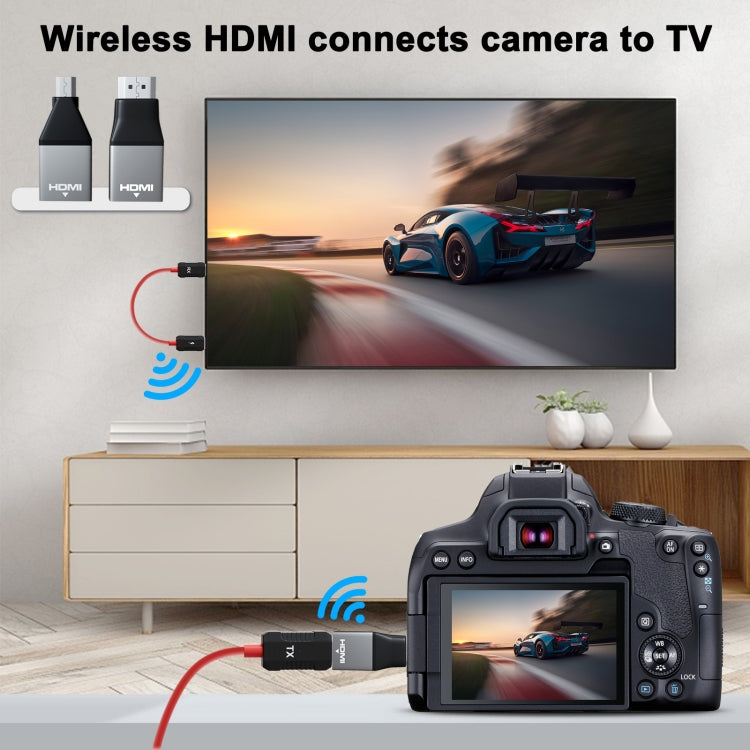 THT-020-8-2 4 in 1 HDMI Transmitter Wireless Screen Sharer Set(Black) - Wireless Display Dongle by buy2fix | Online Shopping UK | buy2fix