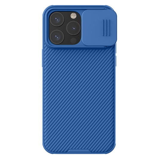 For iPhone 15 Pro NILLKIN CamShield Pro PC Phone Case(Blue) - iPhone 15 Pro Cases by NILLKIN | Online Shopping UK | buy2fix