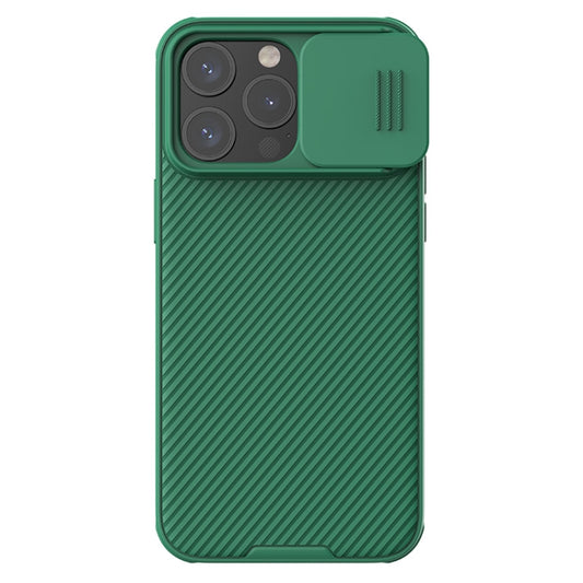 For iPhone 15 Pro NILLKIN CamShield Pro PC Phone Case(Green) - iPhone 15 Pro Cases by NILLKIN | Online Shopping UK | buy2fix
