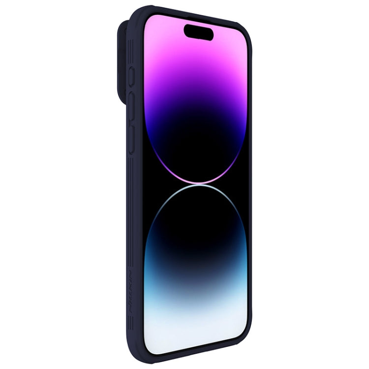 For iPhone 15 Pro NILLKIN CamShield Pro PC Phone Case(Purple) - iPhone 15 Pro Cases by NILLKIN | Online Shopping UK | buy2fix